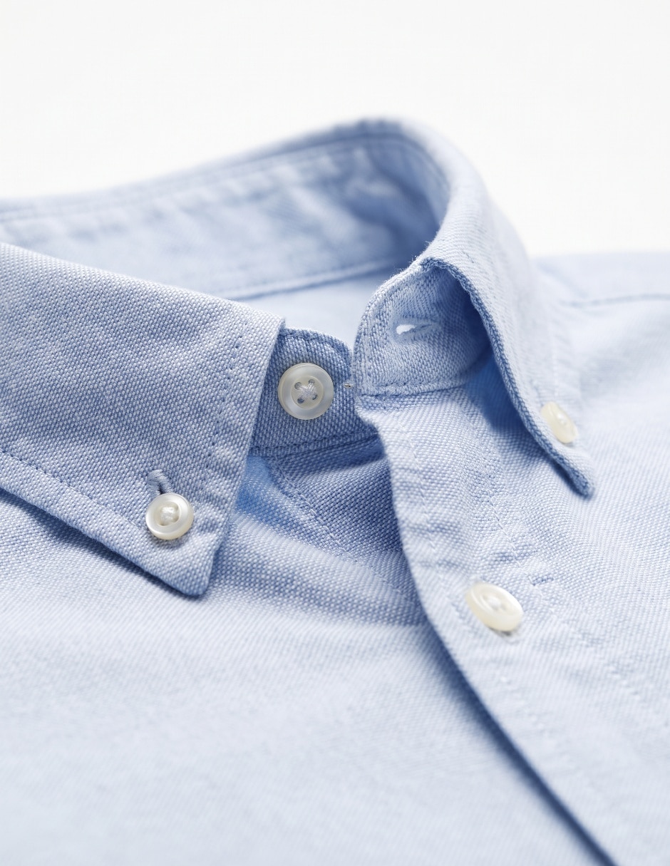 Camisa casual de algodón manga larga para niño 3