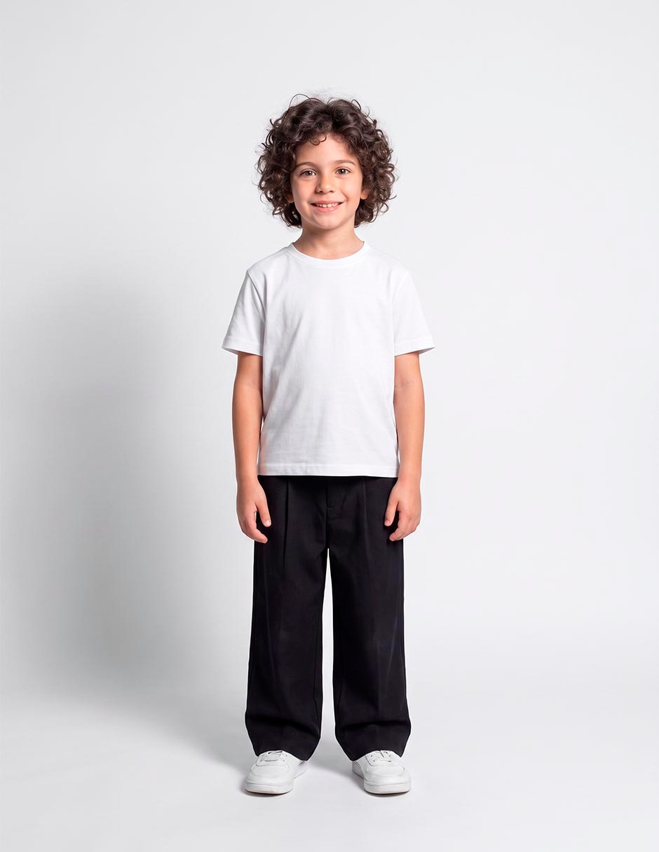 Playera manga corta para niño