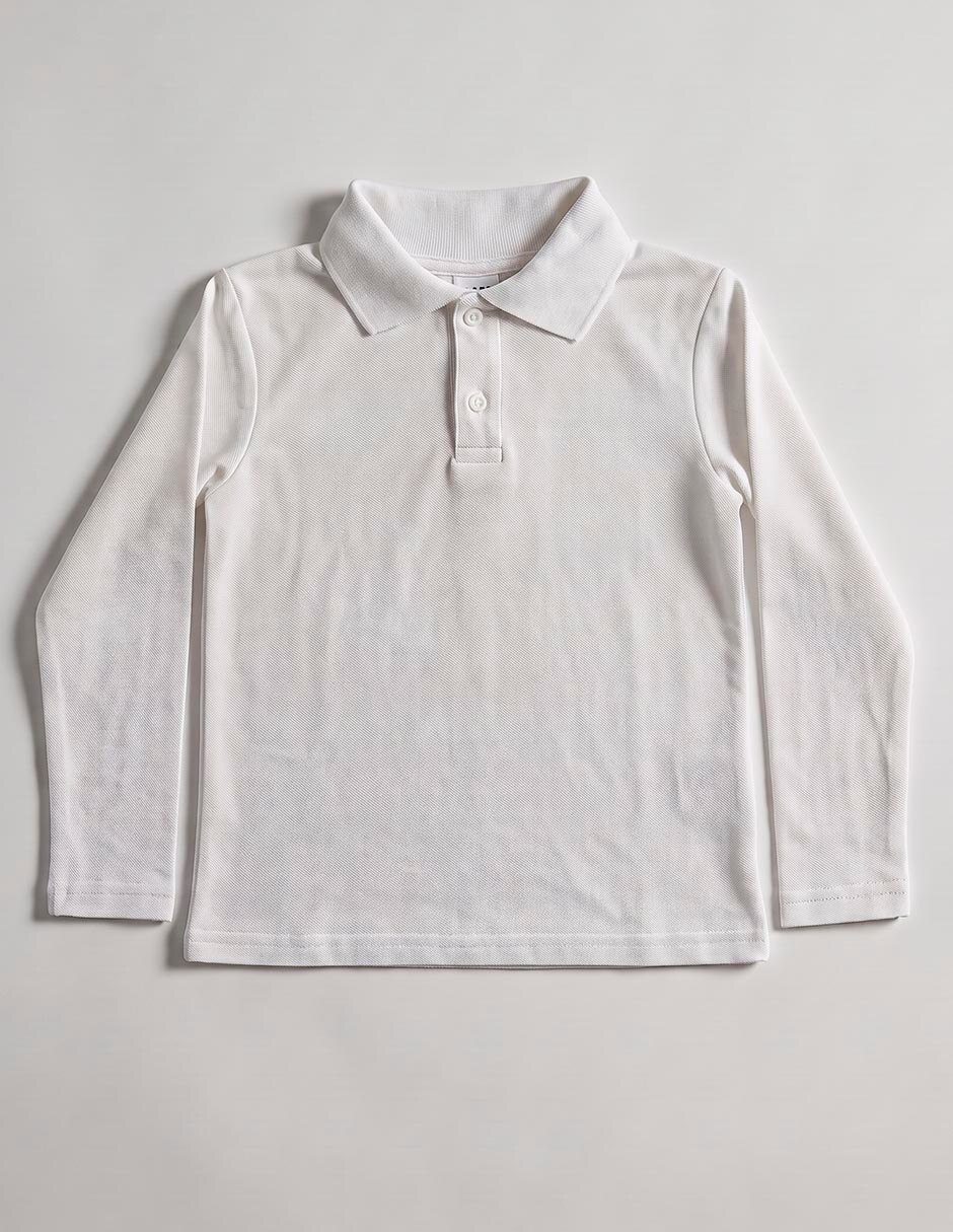 Playera tipo polo para niño 4