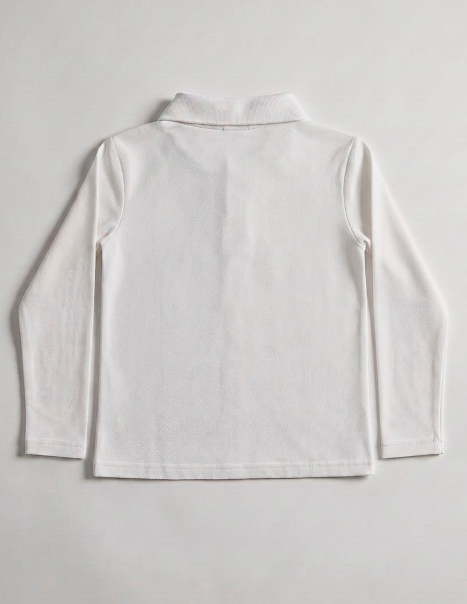 Playera tipo polo para niño 3