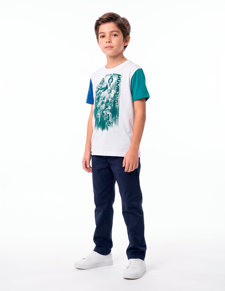 Playera manga corta para niño Playera manga corta para niño