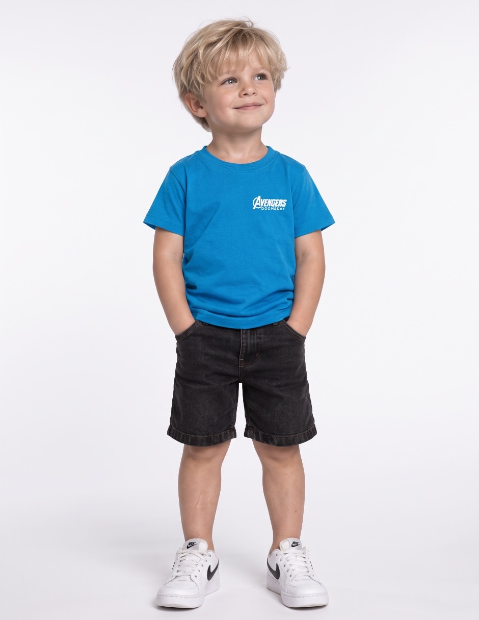 Playera Avergers, X-men y Los 4 Fantásticos manga corta para niño Playera Avergers, X-men y Los 4 Fantásticos manga corta para niño