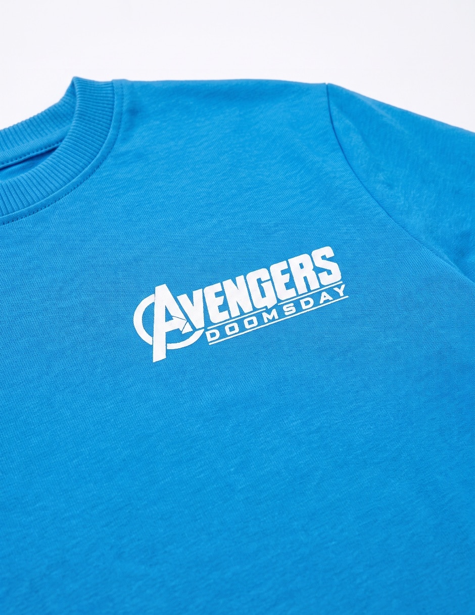 Playera Avergers, X-men y Los 4 Fantásticos manga corta para niño 6