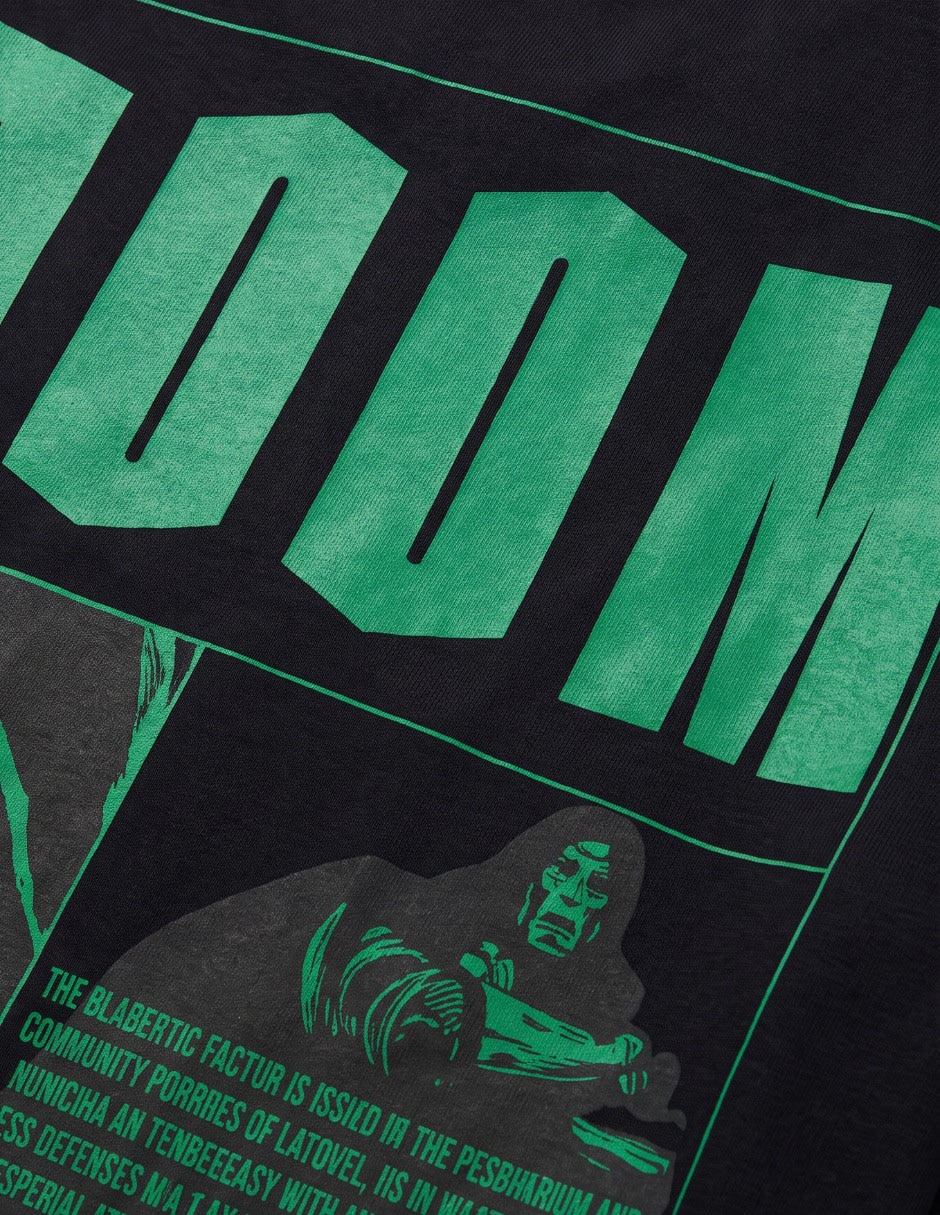 Playera Dr. Doom manga larga para niño 6