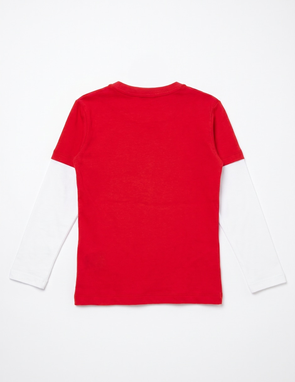 Playera Marvel manga larga para niño 2