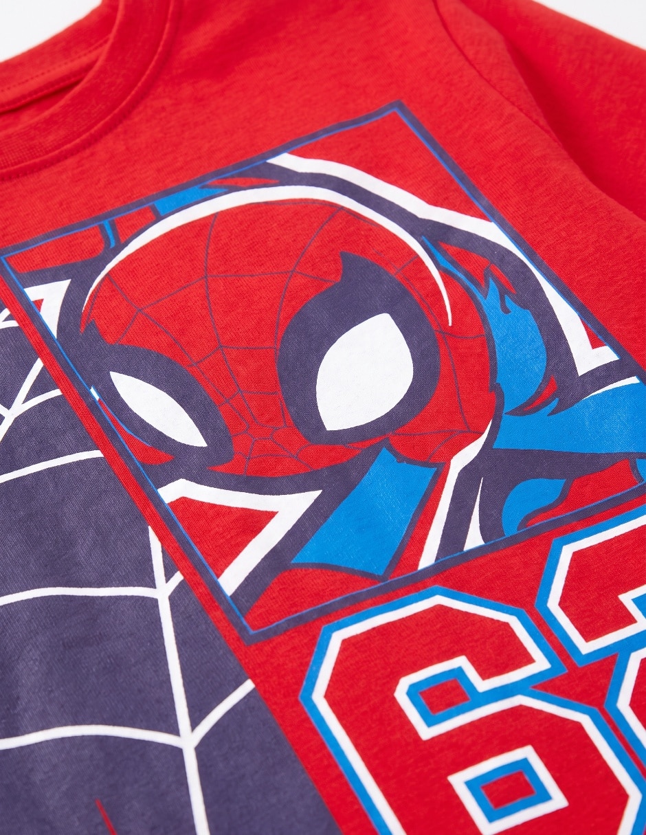 Playera Marvel manga larga para niño 4