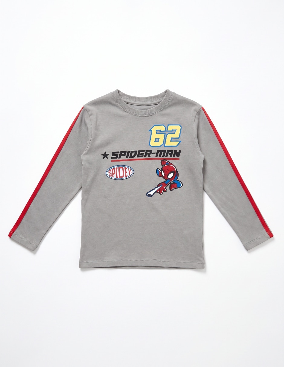 Playera Marvel manga larga para niño 3