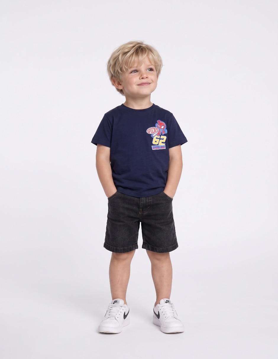 Playera Marvel manga corta para niño 5