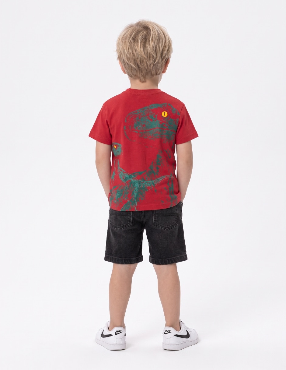 Playera manga corta para niño 5