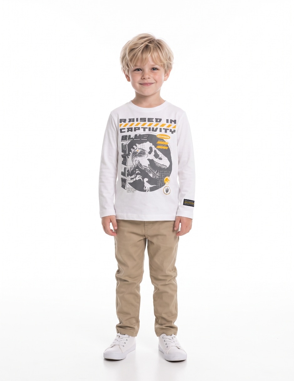 Playera manga larga para niño 3