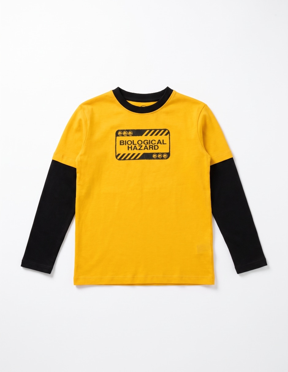 Playera manga larga para niño Playera manga larga para niño