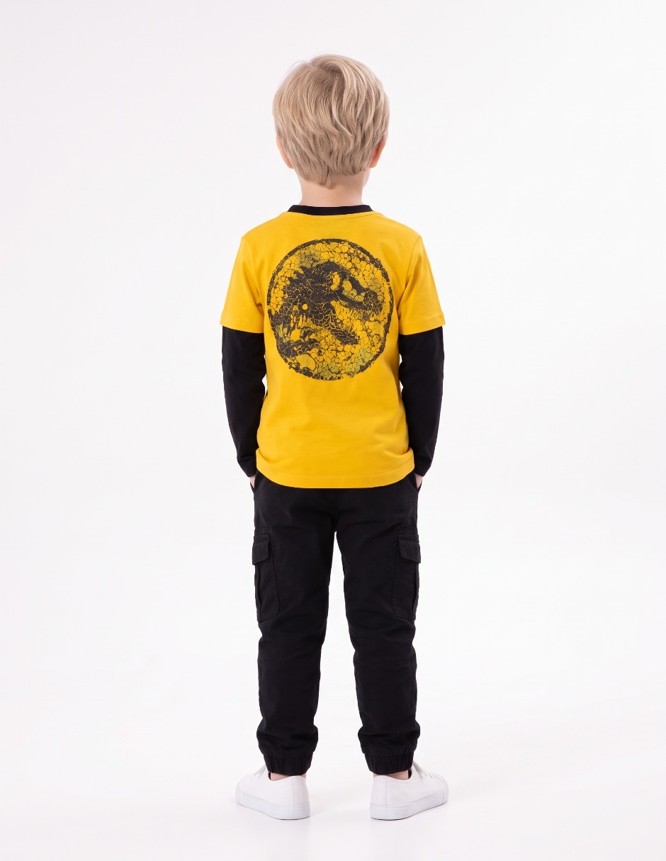 Playera manga larga para niño 4