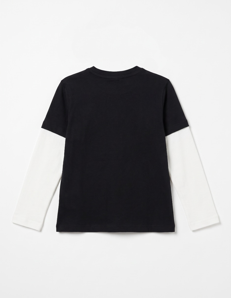 Playera manga larga para niño 2