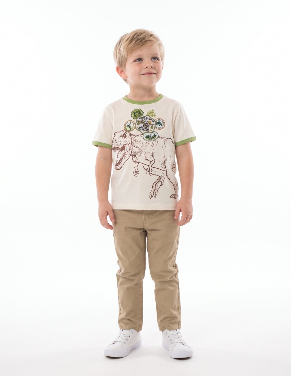 Playera manga corta para niño 4