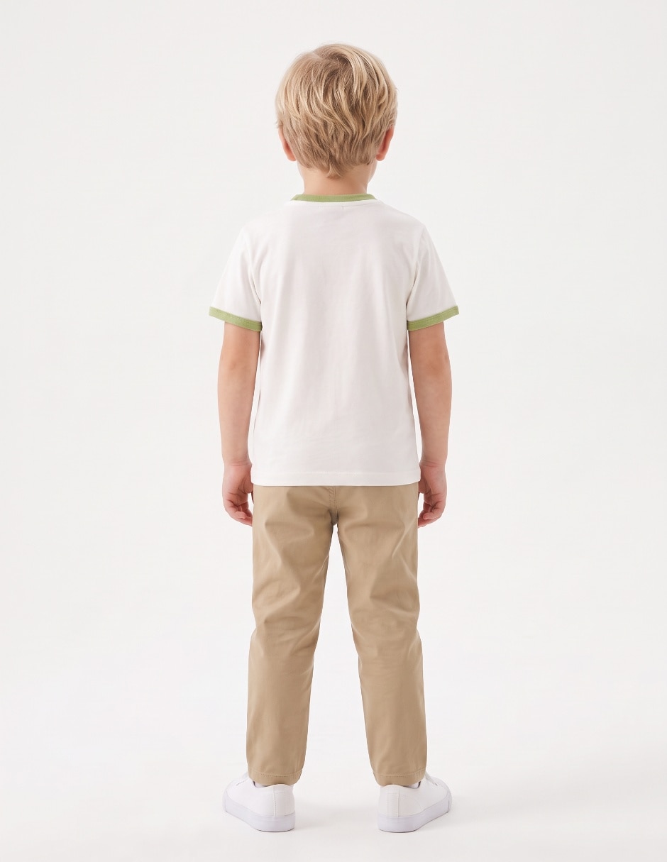 Playera manga corta para niño 5