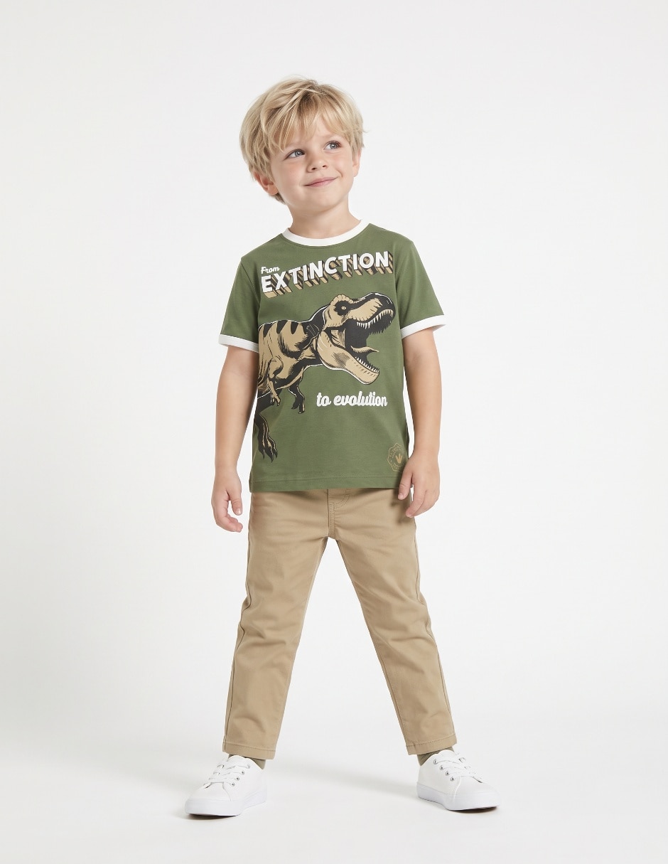 Playera manga corta para niño 4