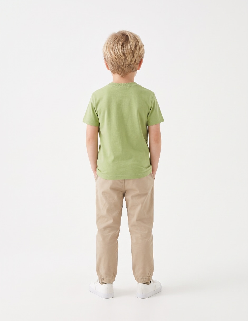 Playera manga corta para niño 5