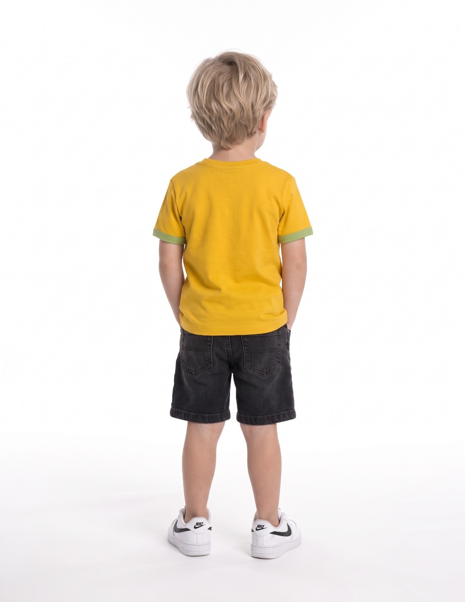 Playera manga corta para niño 5
