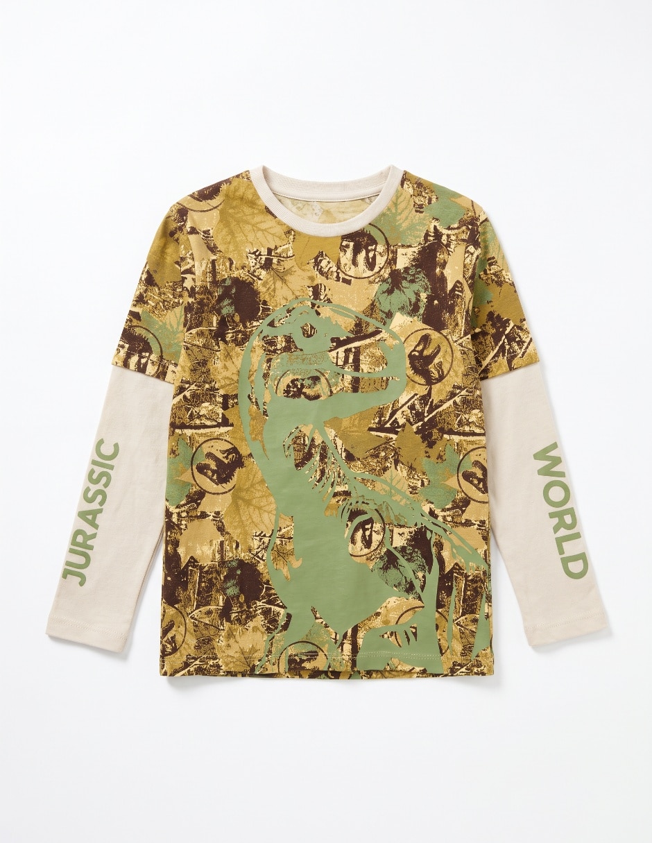 Playera manga larga para niño Playera manga larga para niño