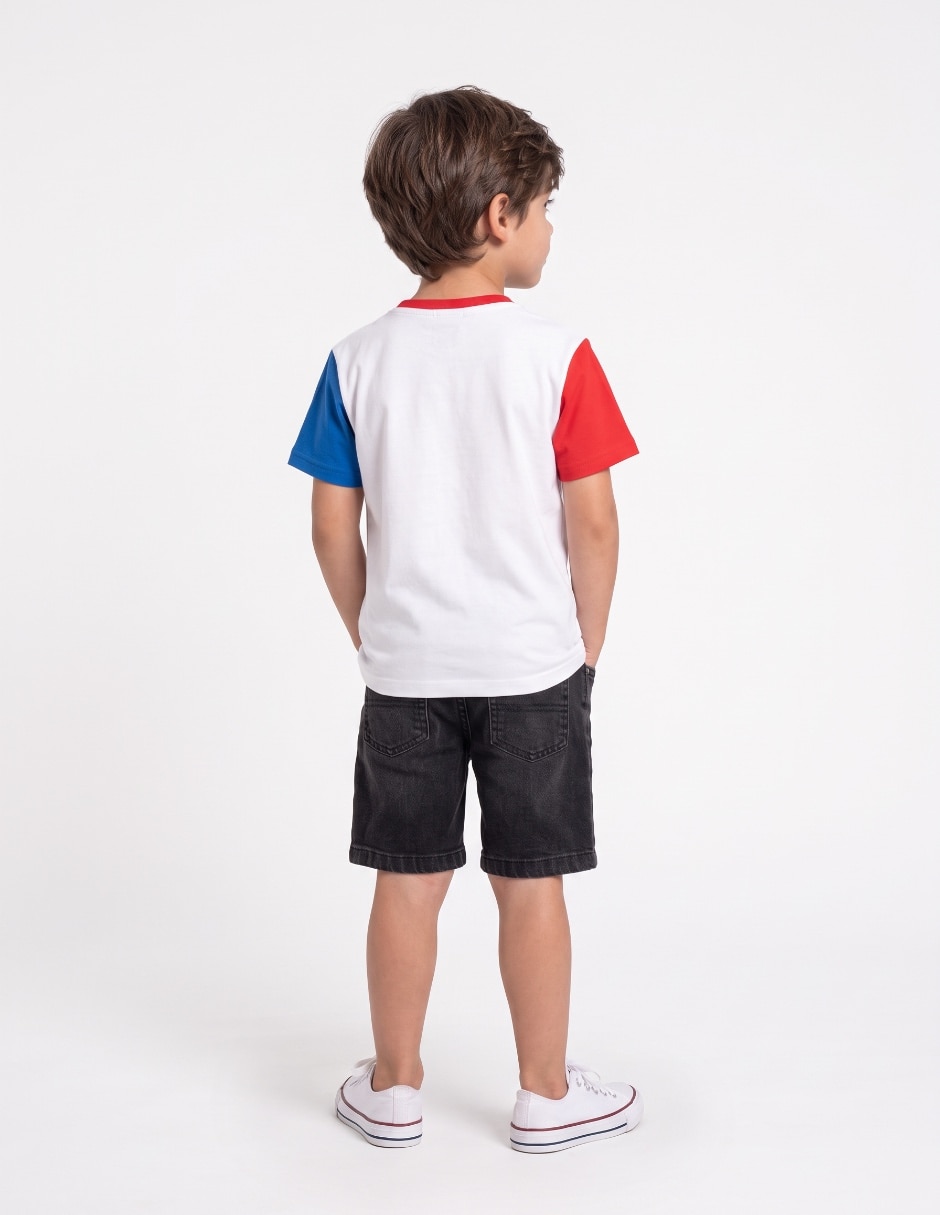 Playera manga corta para niño 2