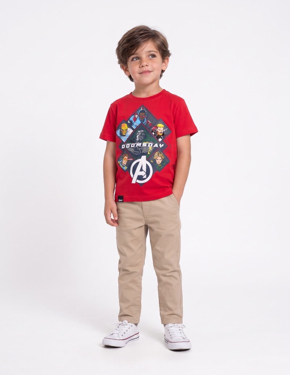 Playera manga corta para niño Playera manga corta para niño