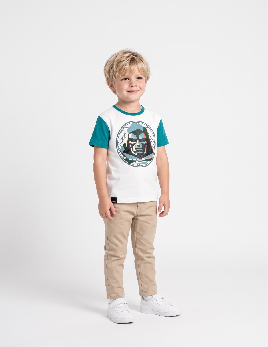 Playera Dr. Doom Doomsday manga corta para niño 5