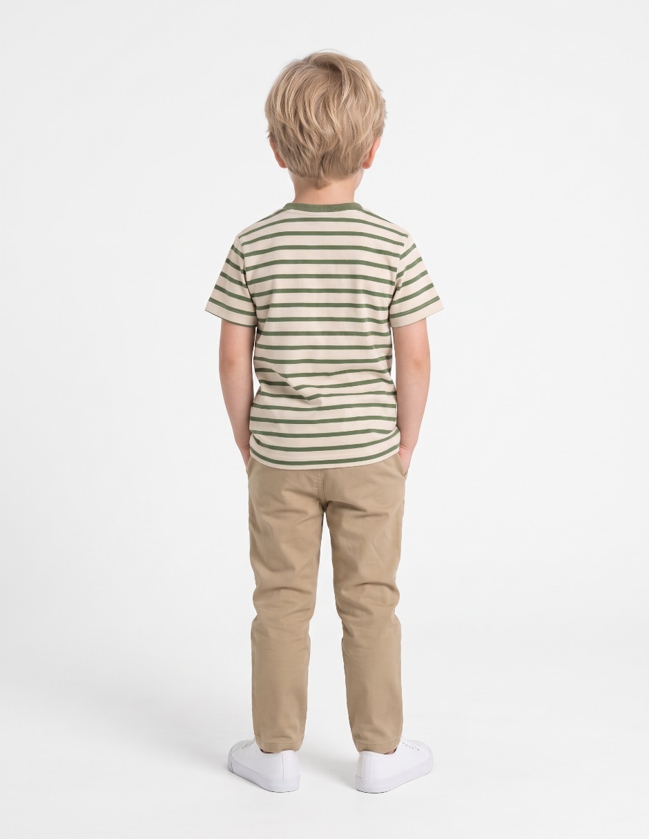 Playera manga corta para niño 5