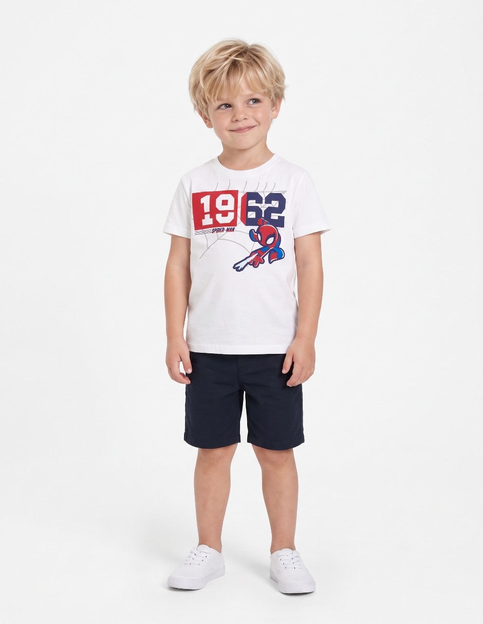 Playera Marvel manga corta para niño 3