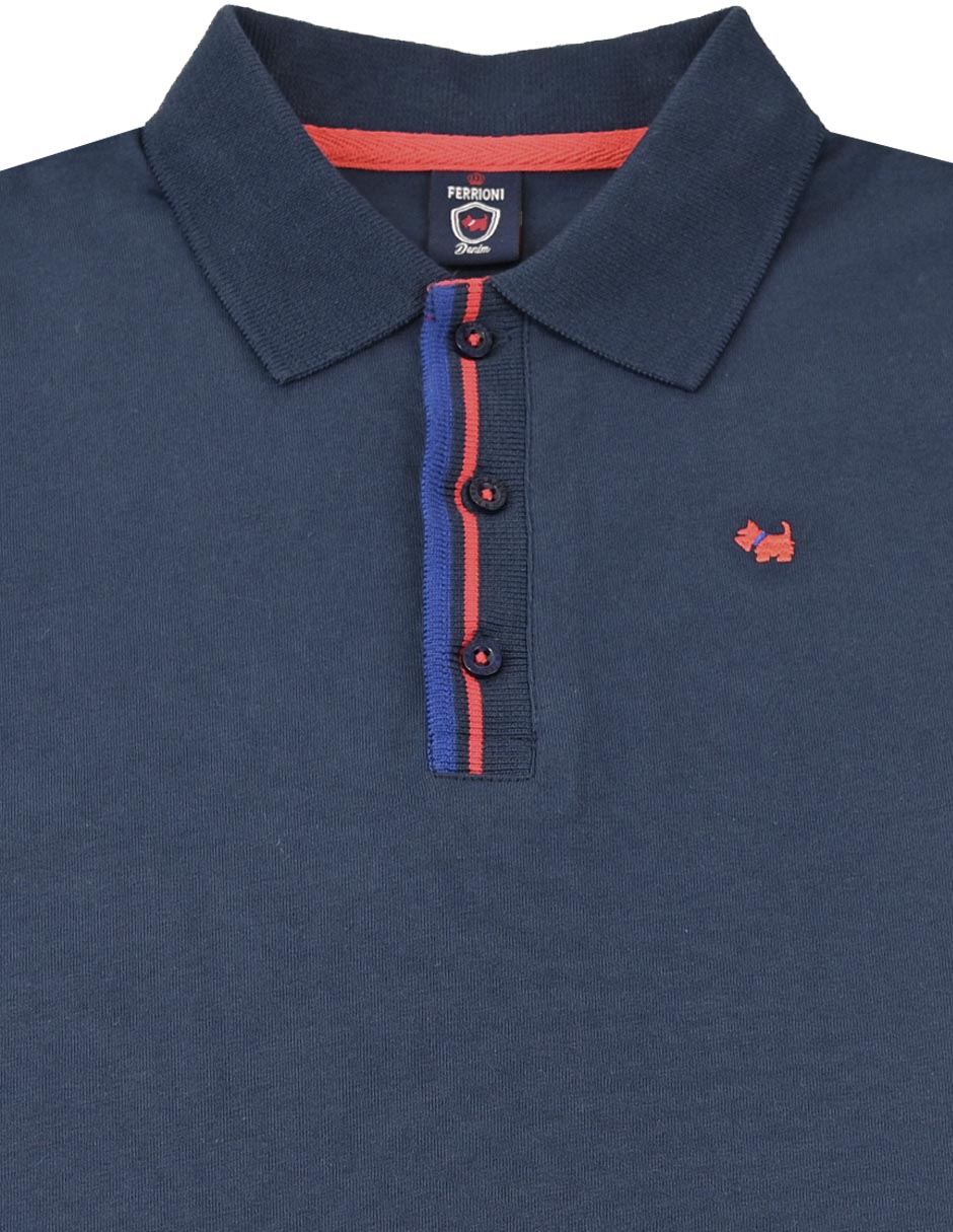 Playera tipo polo de algodón para niño 2