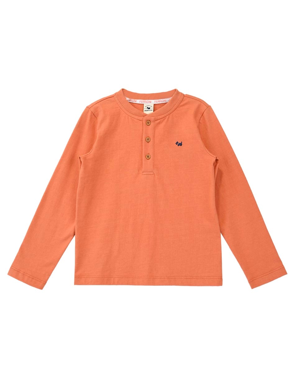 Playera manga larga para niño 1