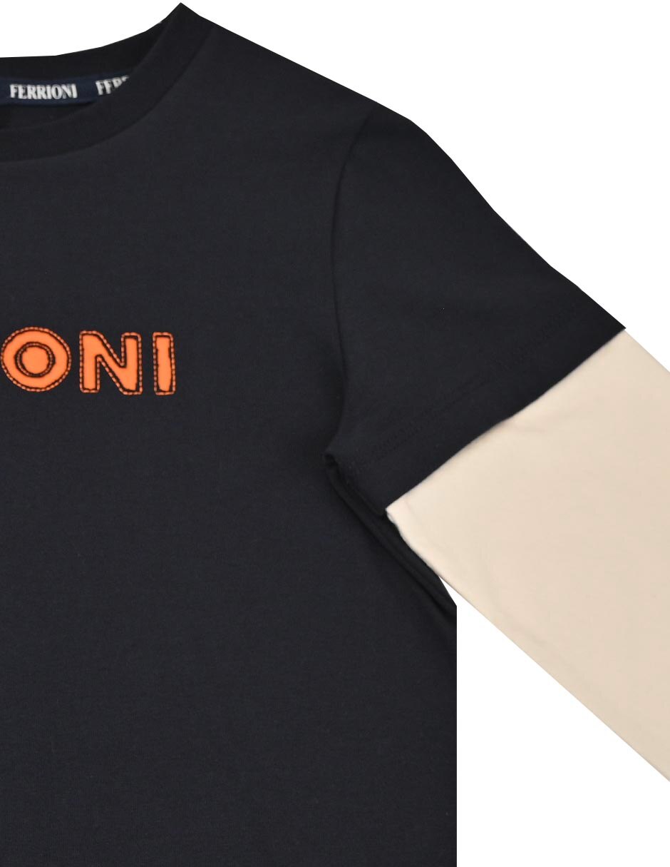 Playera manga larga para niño 2