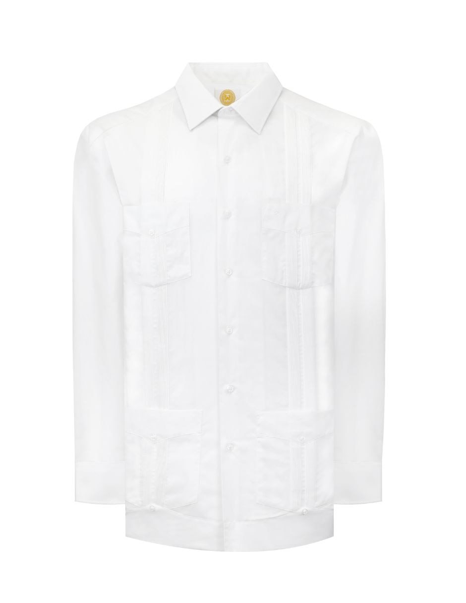 Guayabera manga larga para niño 5