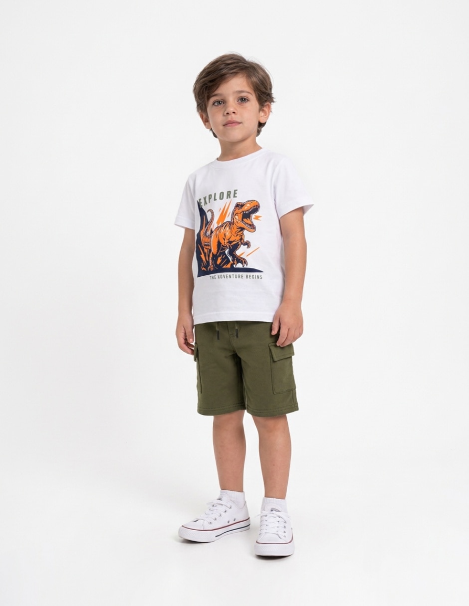 Conjunto casual de algodón para niño Conjunto casual de algodón para niño