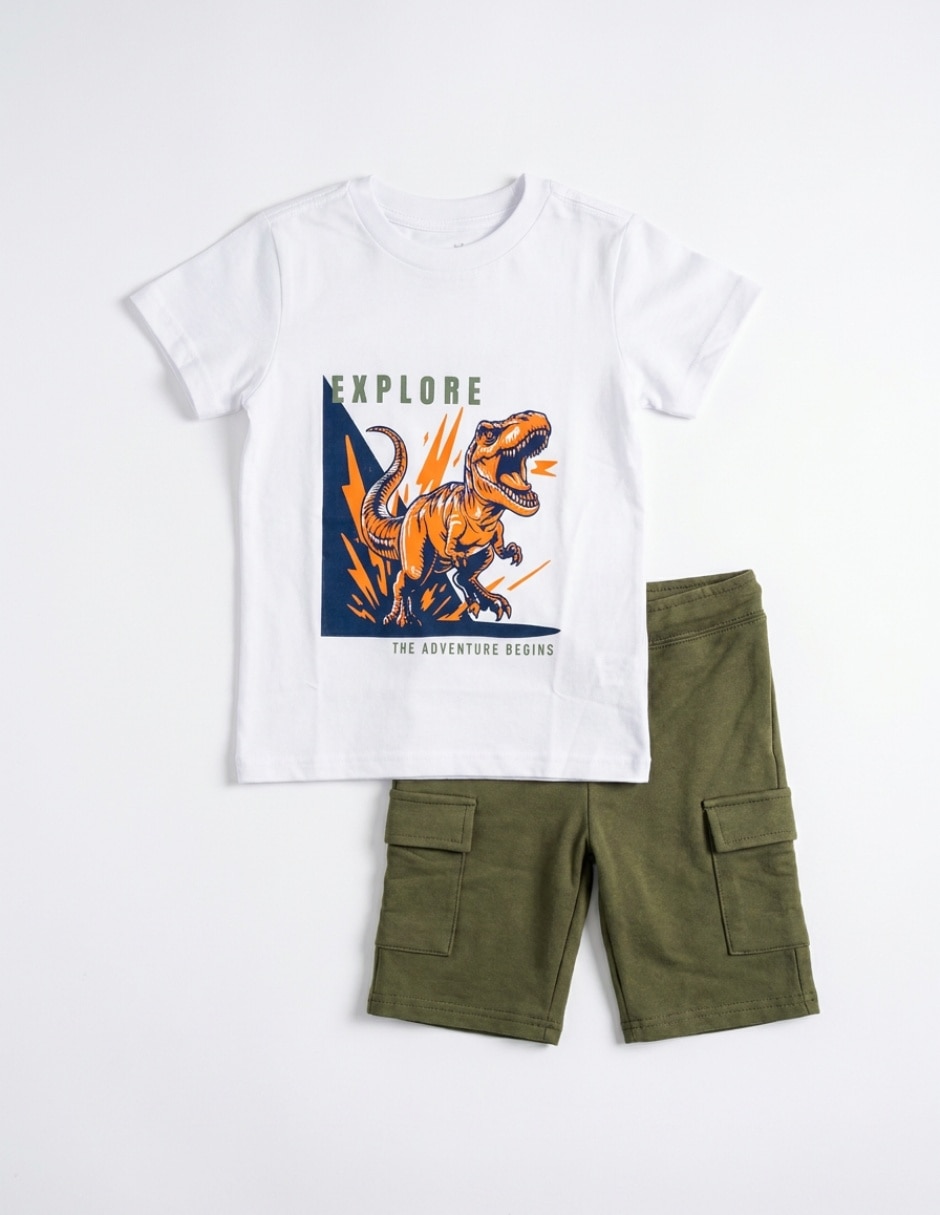 Conjunto casual de algodón para niño 3