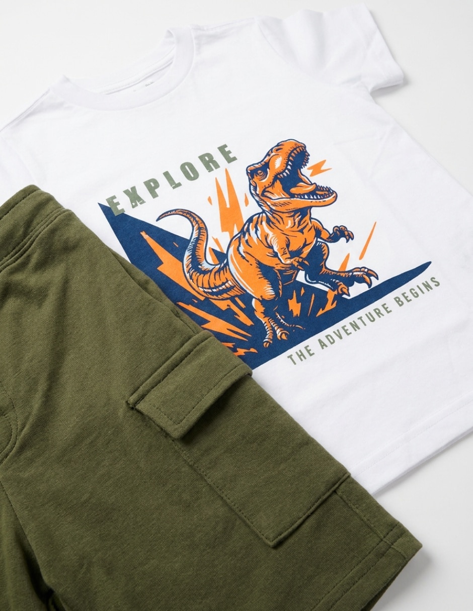 Conjunto casual de algodón para niño 6
