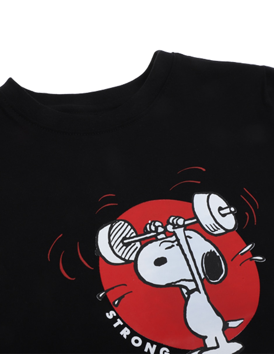 Playera snoopy pemi manga corta para niño 2