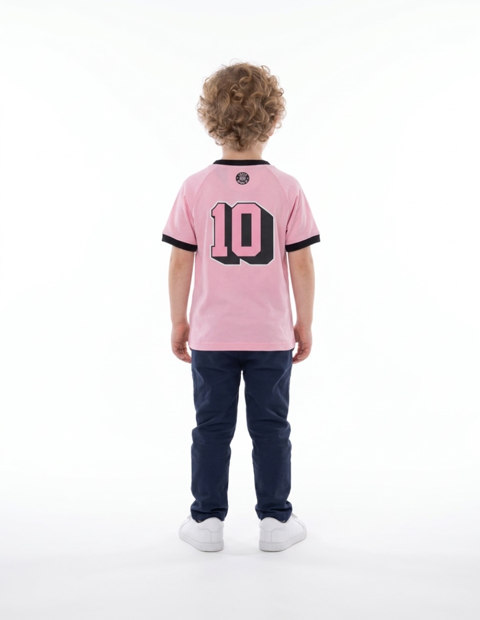 Playera club internacional de fútbol miami manga corta para niño 2