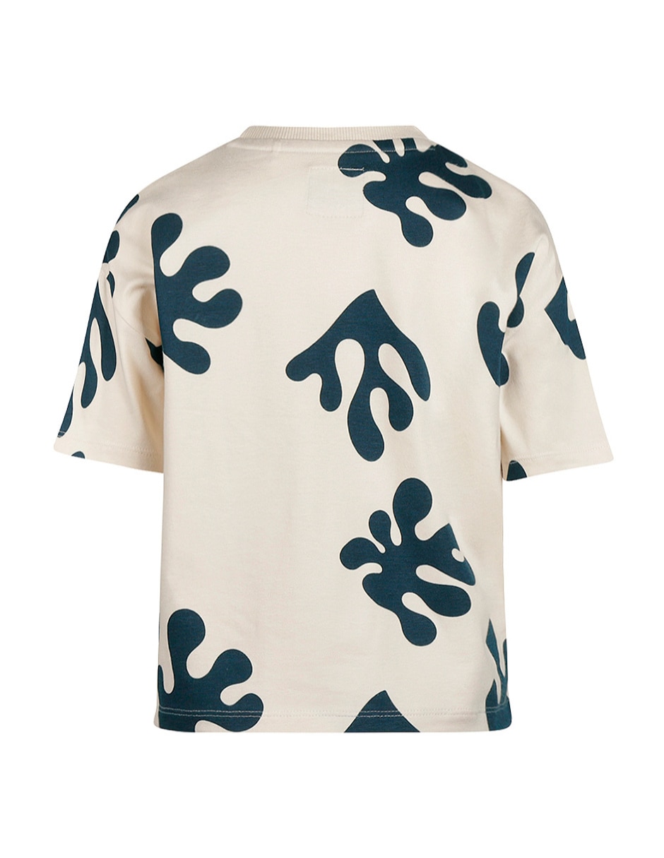 Playera manga al codo para niño 2
