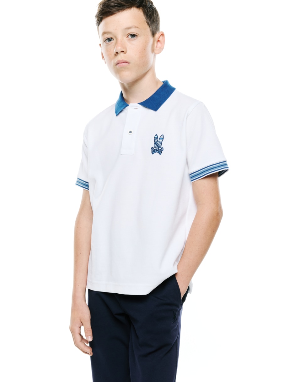 Playera tipo polo / Set playera tipo polo de Algodón pima para Infantil Niño 2