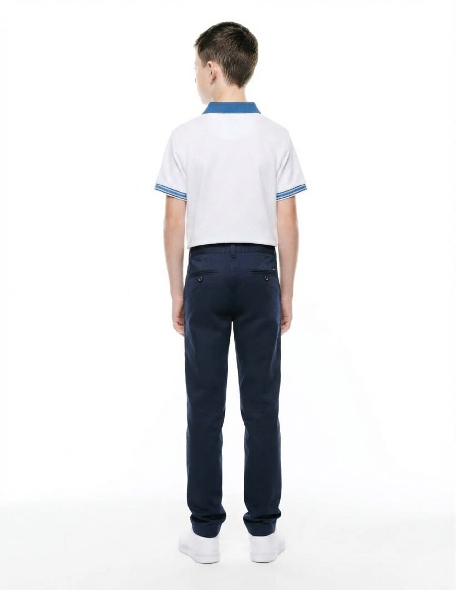 Playera tipo polo / Set playera tipo polo de Algodón pima para Infantil Niño 4