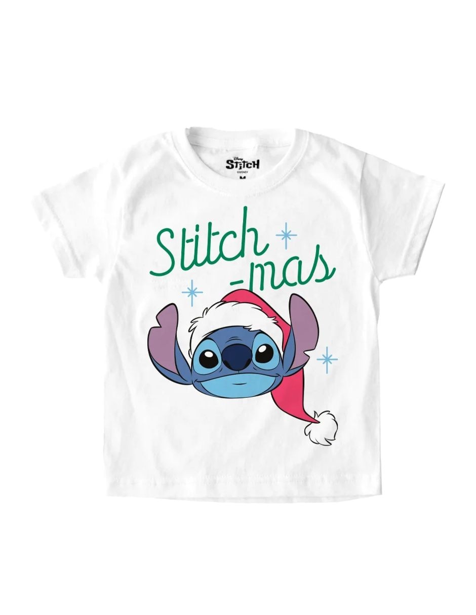 Playera stitch disney original manga corta unisex 4