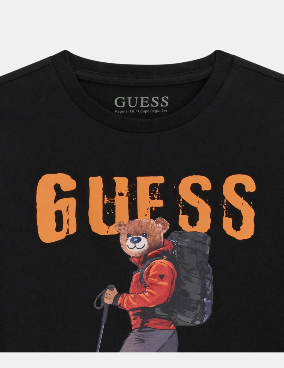 Playera oso manga larga para niño 2