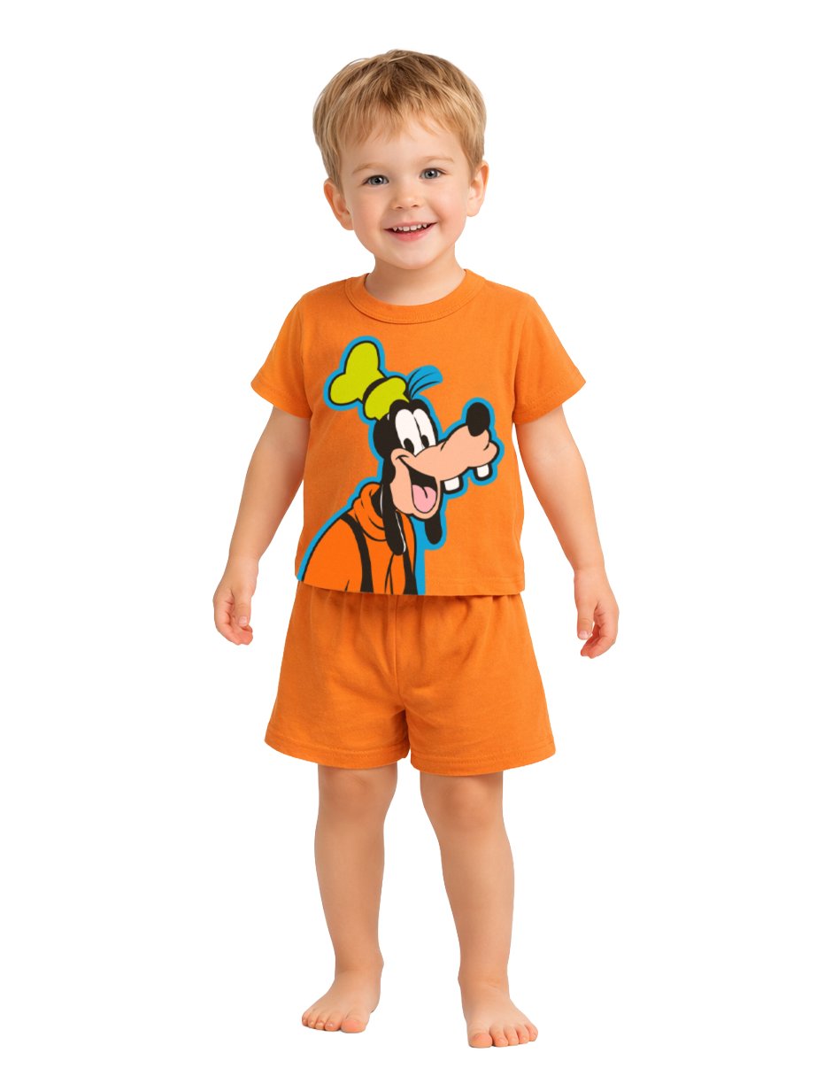 Conjunto casual goofy de algodón para niño
