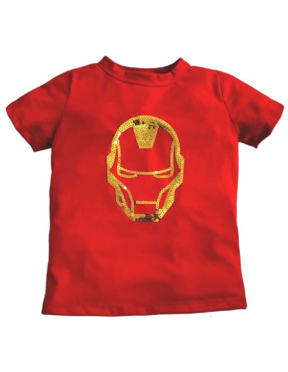 Conjunto casual iron man de algodón para niño 3